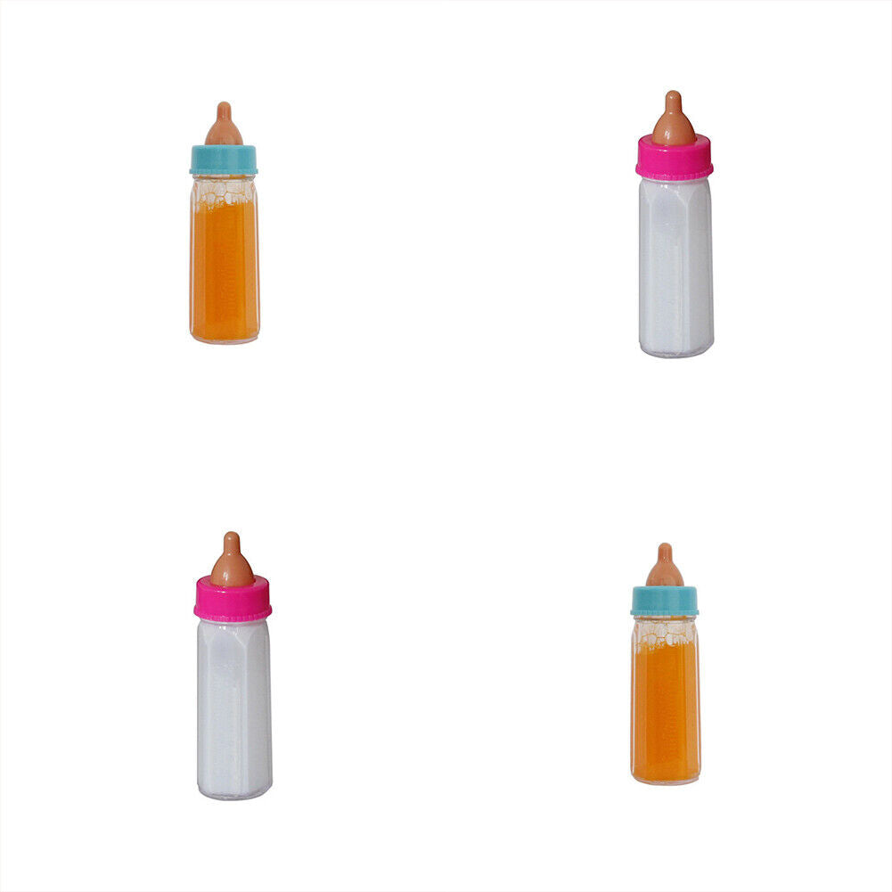 US 4-8 Pack Magic Baby Dolls Bottle Milk Great Doll Accessories Disappearing Toy