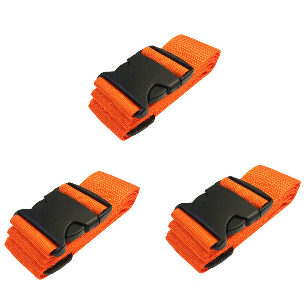 US 3-6 Pack Travel Luggage Suitcase Strap Belt Baggage Backpack Bag Package TSA