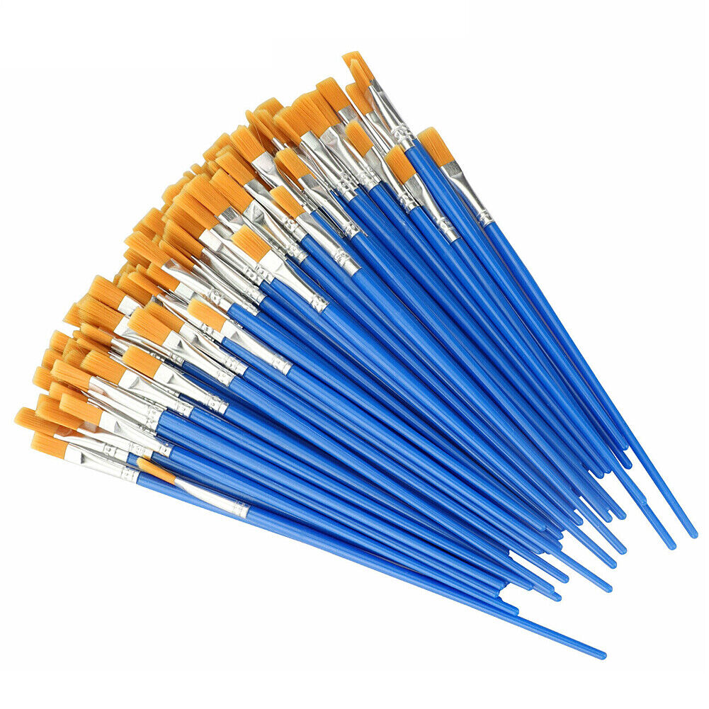 US 200~400 Pcs Artist Acrylic Paint Brushes Watercolour Painting Craft Art Model