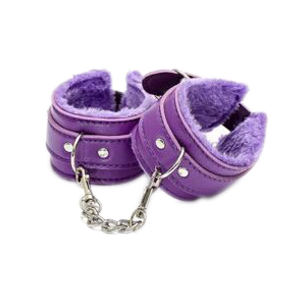 US 1-2 Pairs Couples Toy Bdsm Restraint Handcuffs Adjustable Bondage Wrist cuff