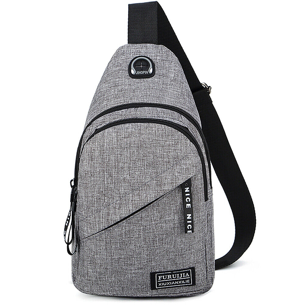 US Small Sling Bag Chest Shoulder Backpack Crossbody Bag Multifunctoinal Daypack