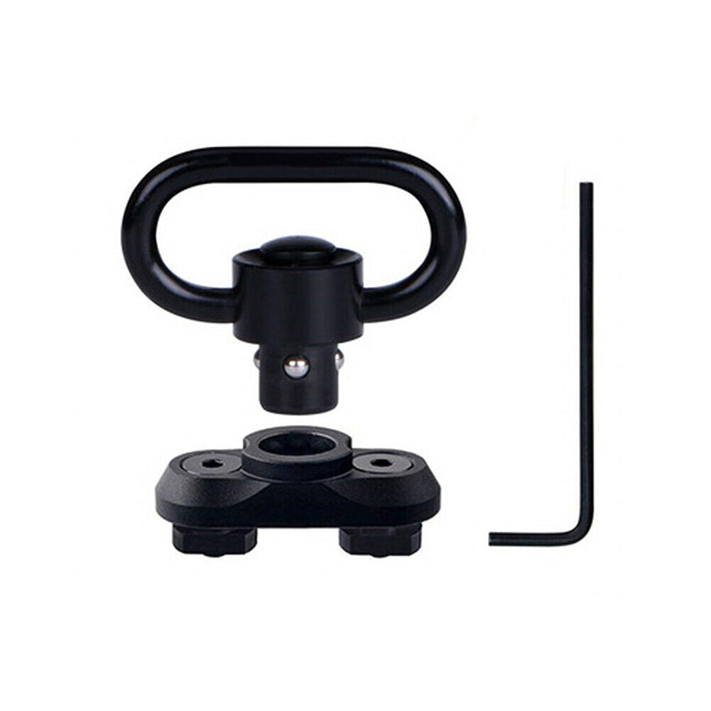 US 1-4 Pack 1.25" QD Sling Swivels Mounts for MLock Rail System or Fit Two Point