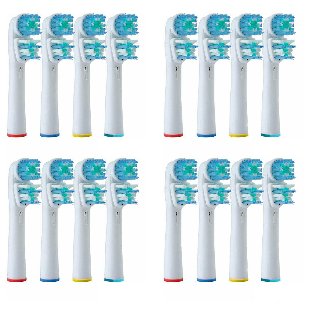 US 2-4 Pack Replacement Toothbrush Heads Compatible with Oral B Dual Clean