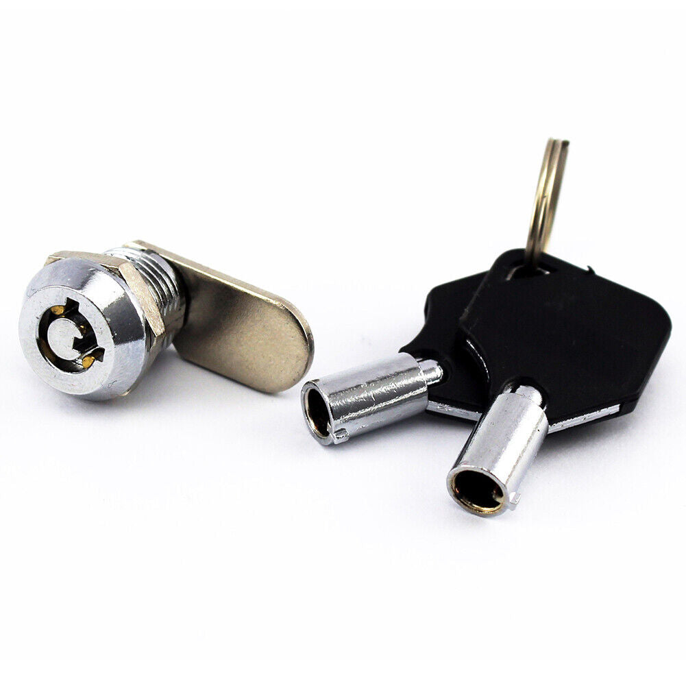 US 4Pc Tubular Cam Lock 1"Cabinet Toolbox Safe Drawer RV Lock Camper Replacement