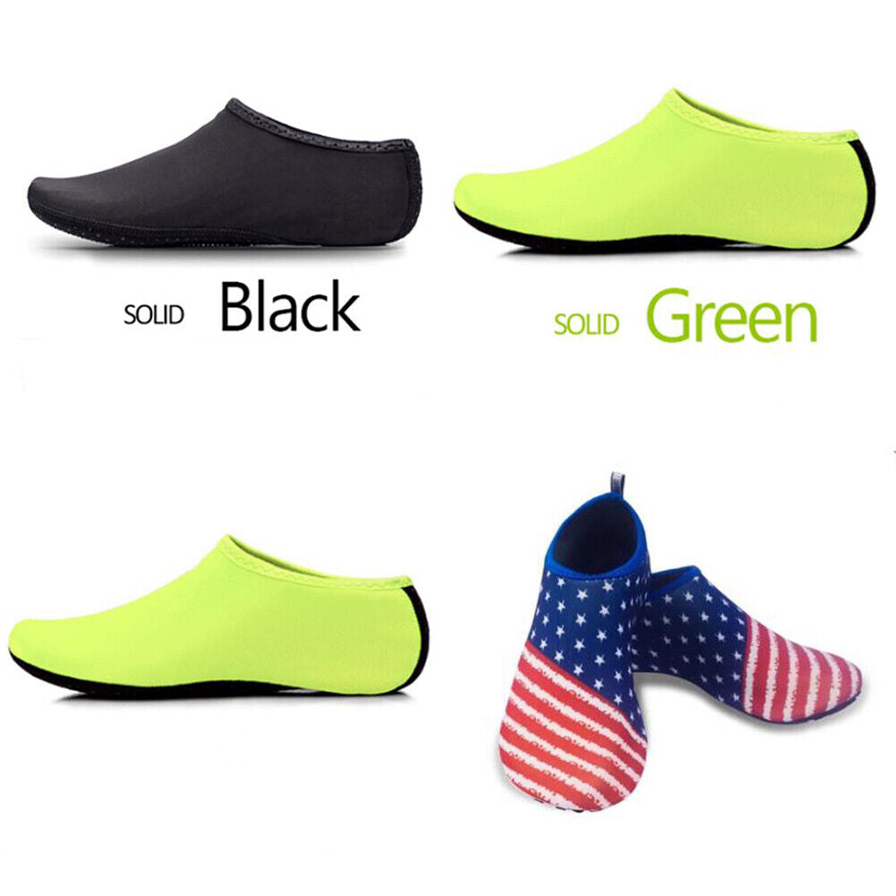 US 3 Pack Men Women Water Shoes Barefoot Sock Quick-Dry Beach Swim Surfing Sport