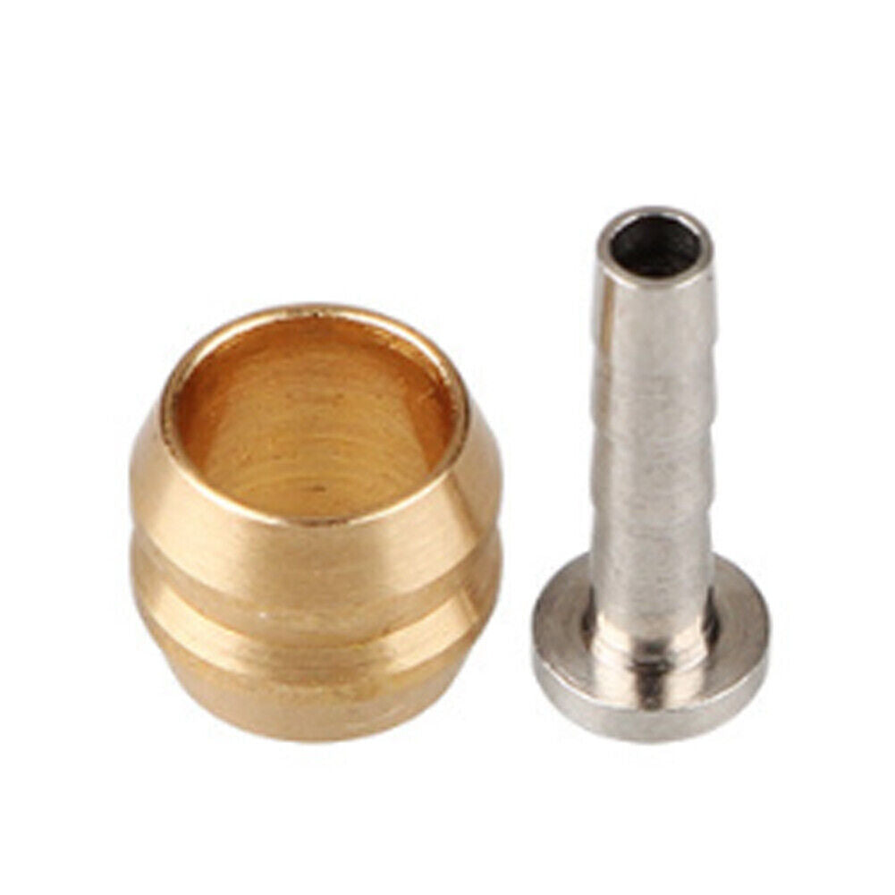 US1-2Pc BH90 Bicycle Brake Olive Brass Connecting Insert Kit Hydraulic Disc Hose