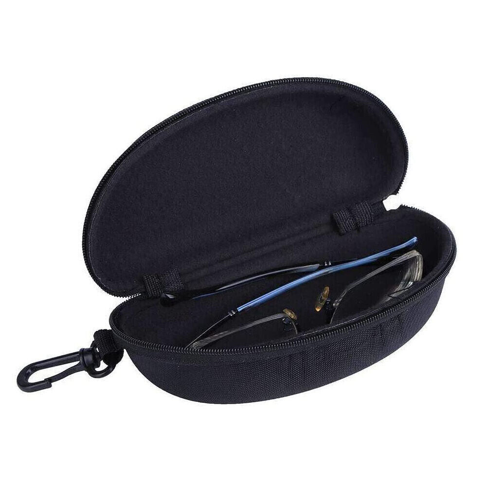 US 4-8 Pack Portable Waterproof Sunglasses Eyeglasses Case Zipper Hard Shell Box