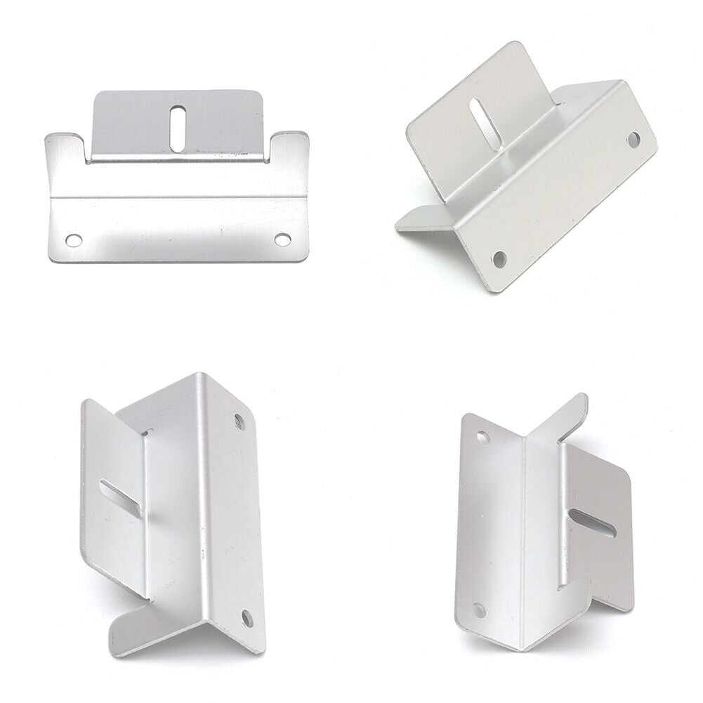 US12Pc SOLAR PANEL Z BRACKET MOUNT MOUNTING SET RV BOAT FLAT ROOF WALL ALUMINIUM