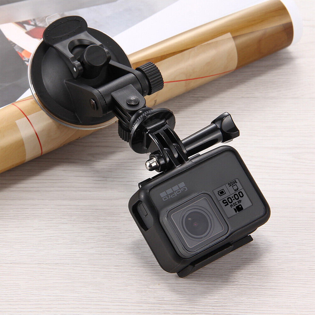 US 2-4Pc Adjustable Windshield Suction Cup CarMount Action Camera Bracket Holder