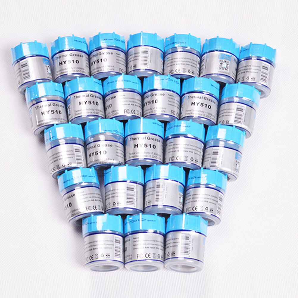 US 5-10 Pack (50-100g Total) Tub Silver Thermal Paste Heatsink Compound CPU GPU