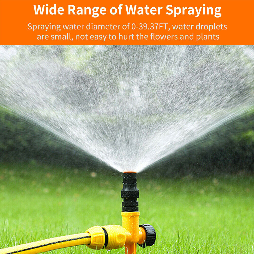 US 4~8Pc Multifunction Adjustable Sprinkler 360° Rotation Auto Irrigation System
