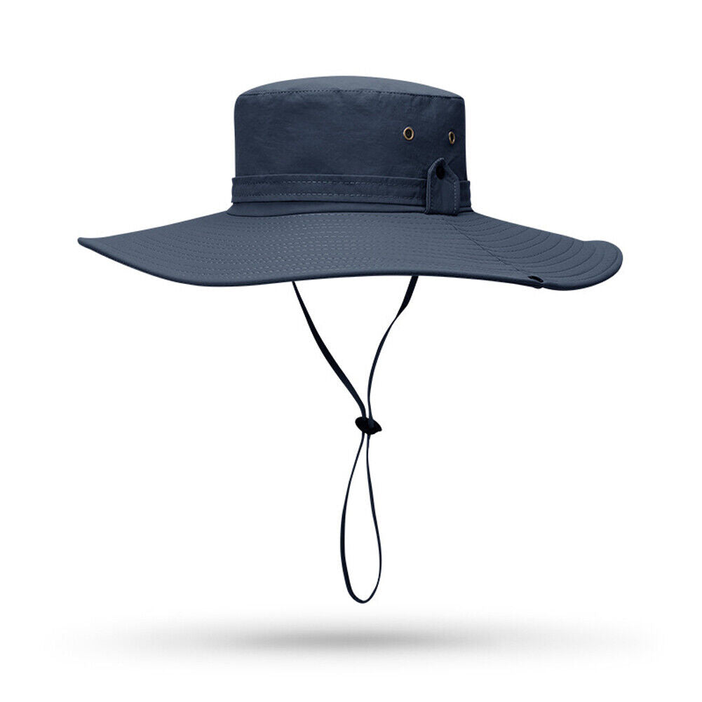 US 1-2 Pc Military Sun Block Outdoor Safari Cap Boonie Fishing Hiking Bucket Hat