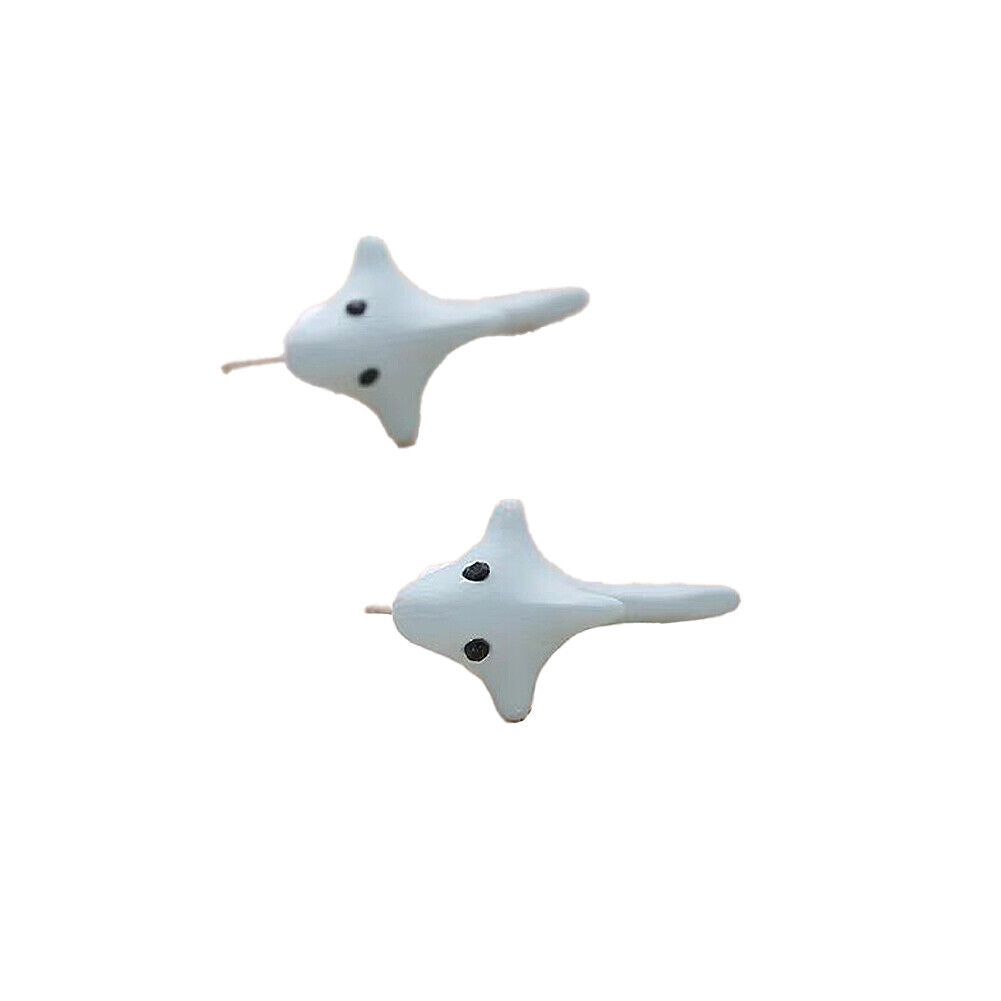 US 1~2 Pairs Cute Animal Bite-Earring Handmade Polymer Clay-Cute Stud Earrings