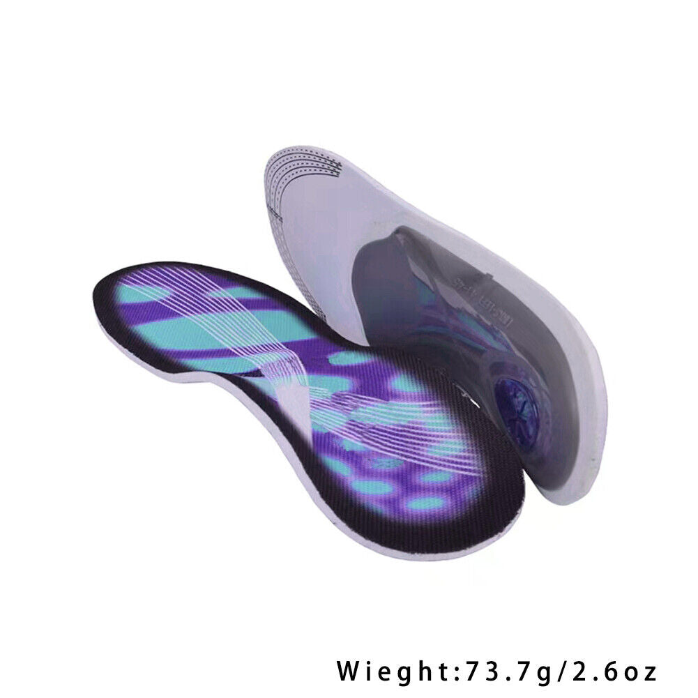 US 1-2Paris Orthotic Shoe Insole Arch Support Insert Flat Feet Plantar Fasciitis