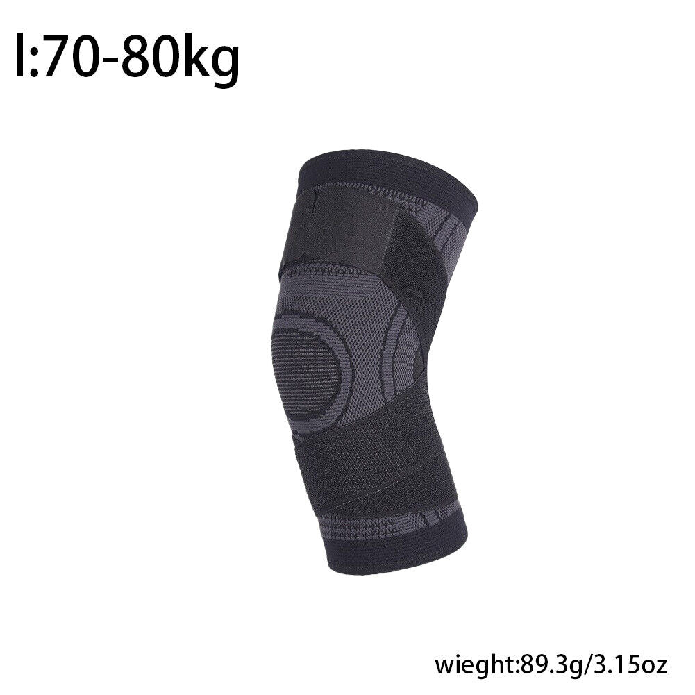US 1 Pair Knee Sleeve Compression Brace Support Pads Joint Pain Arthritis Wrap