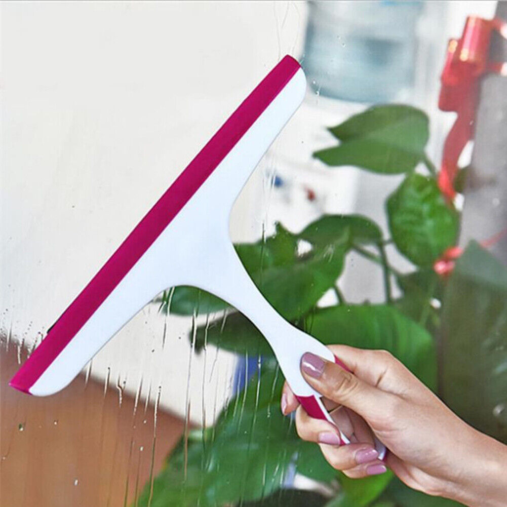 US 1-2 Pcs Super Flexible Silicone Squeegee Car Windshield Window Home Cleaning