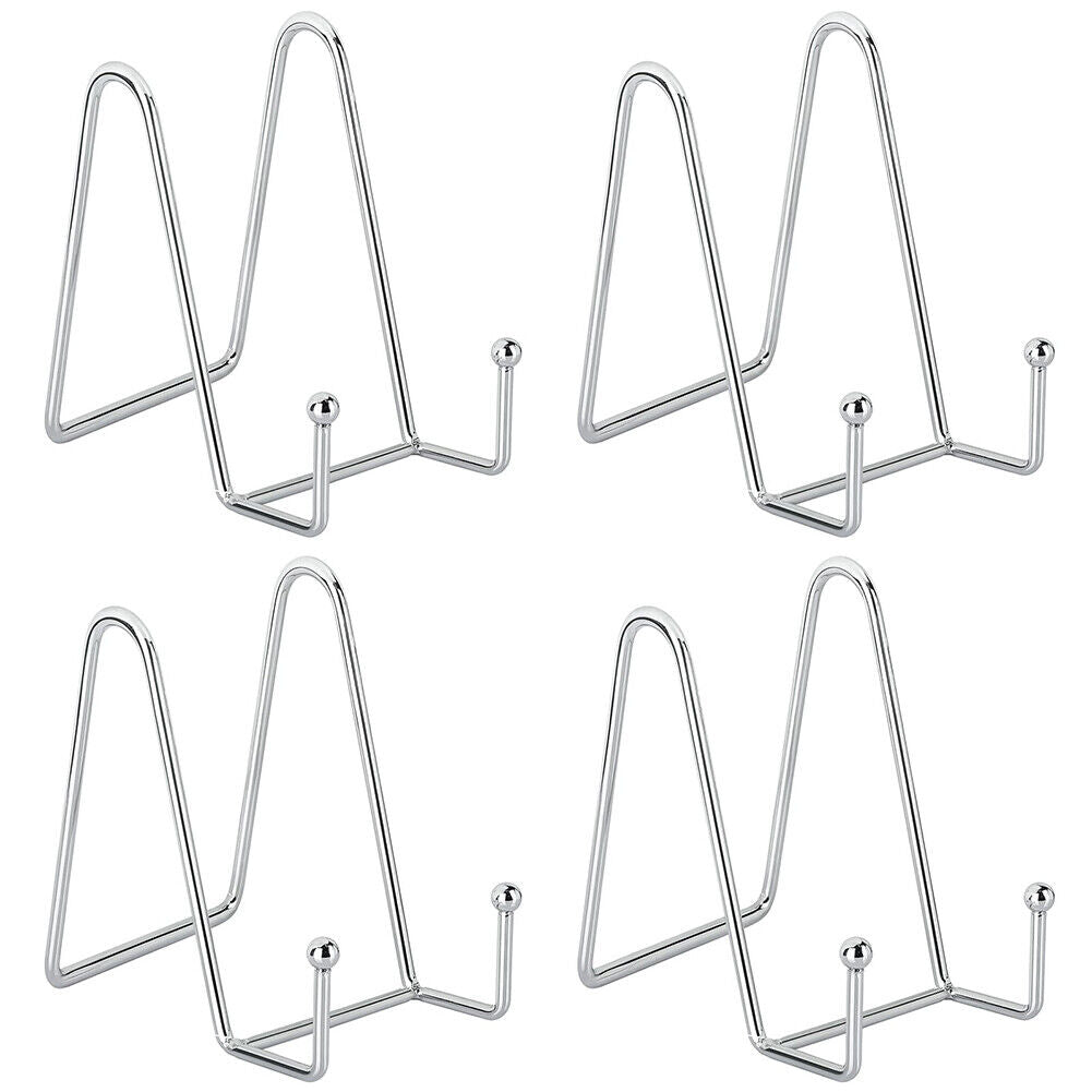 US 4-8 Pcs Metal Frame Holder Display Stands for Picture,Plate,Book,Photo Easel