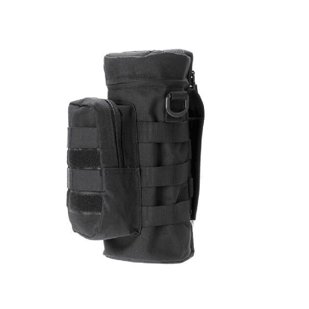 US 1-2 Pack Tactical MOLLE PALS Modular Hydration Carrier H2O Water Bottle Pouch