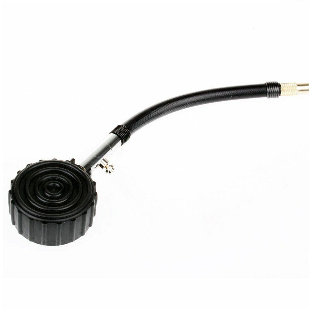 US Premium Flexible Hose Truck Car Tire Pressure Gauge 0-100 PSI Air Meter Teste