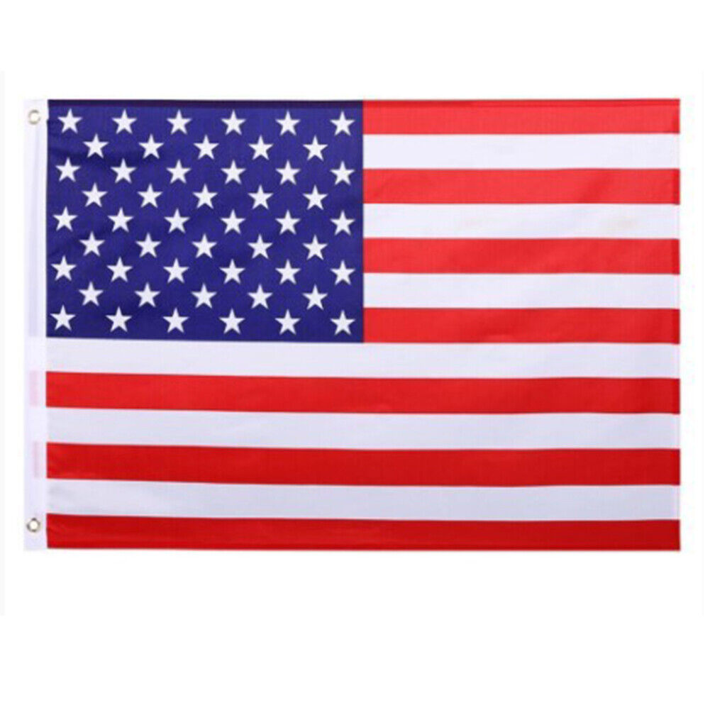 US 4-8 Pack 2x3 Ft American USA United States Flag with Grommets Outdoor Indoor
