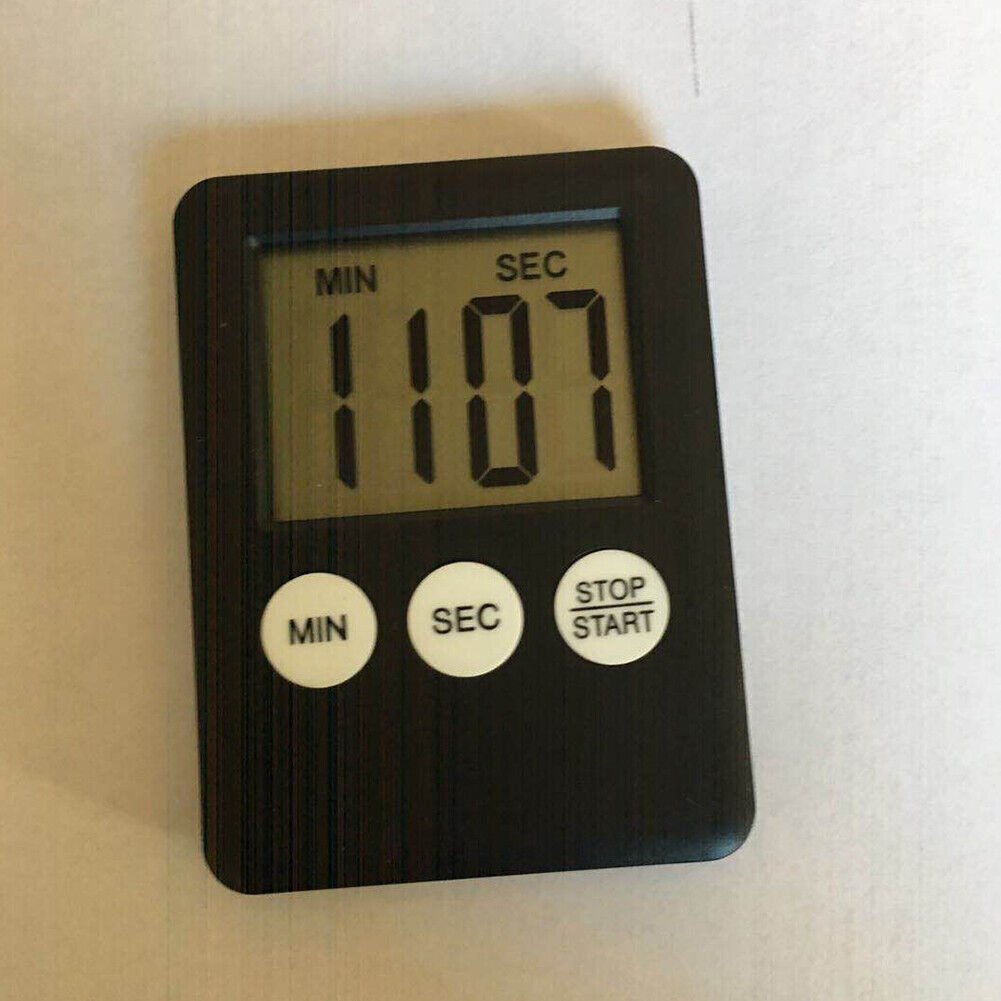 US 4-8 Pcs Large LCD Digital Kitchen Cooking Timer Count-Down Clock Loud Alarm