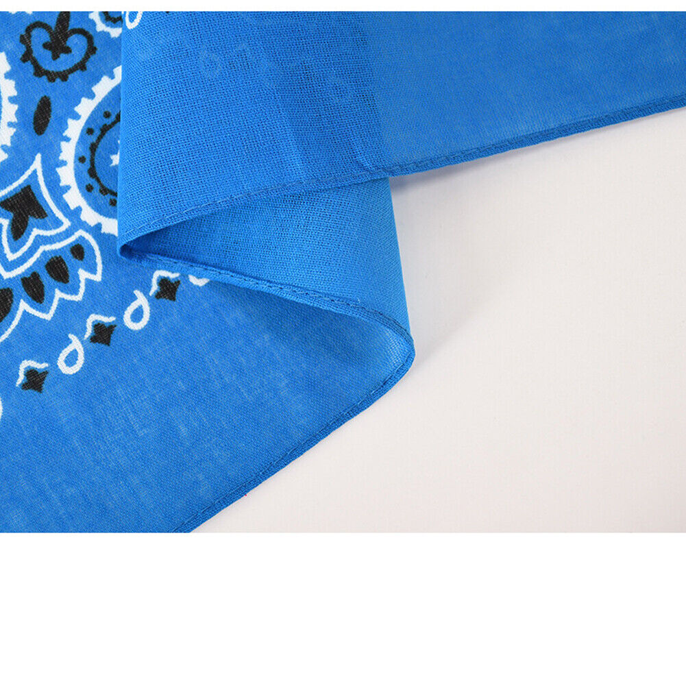 US 4-8Pc Trainmen Paisley Jumbo Military Bandana Head Scarf Cotton FaceCover 27"