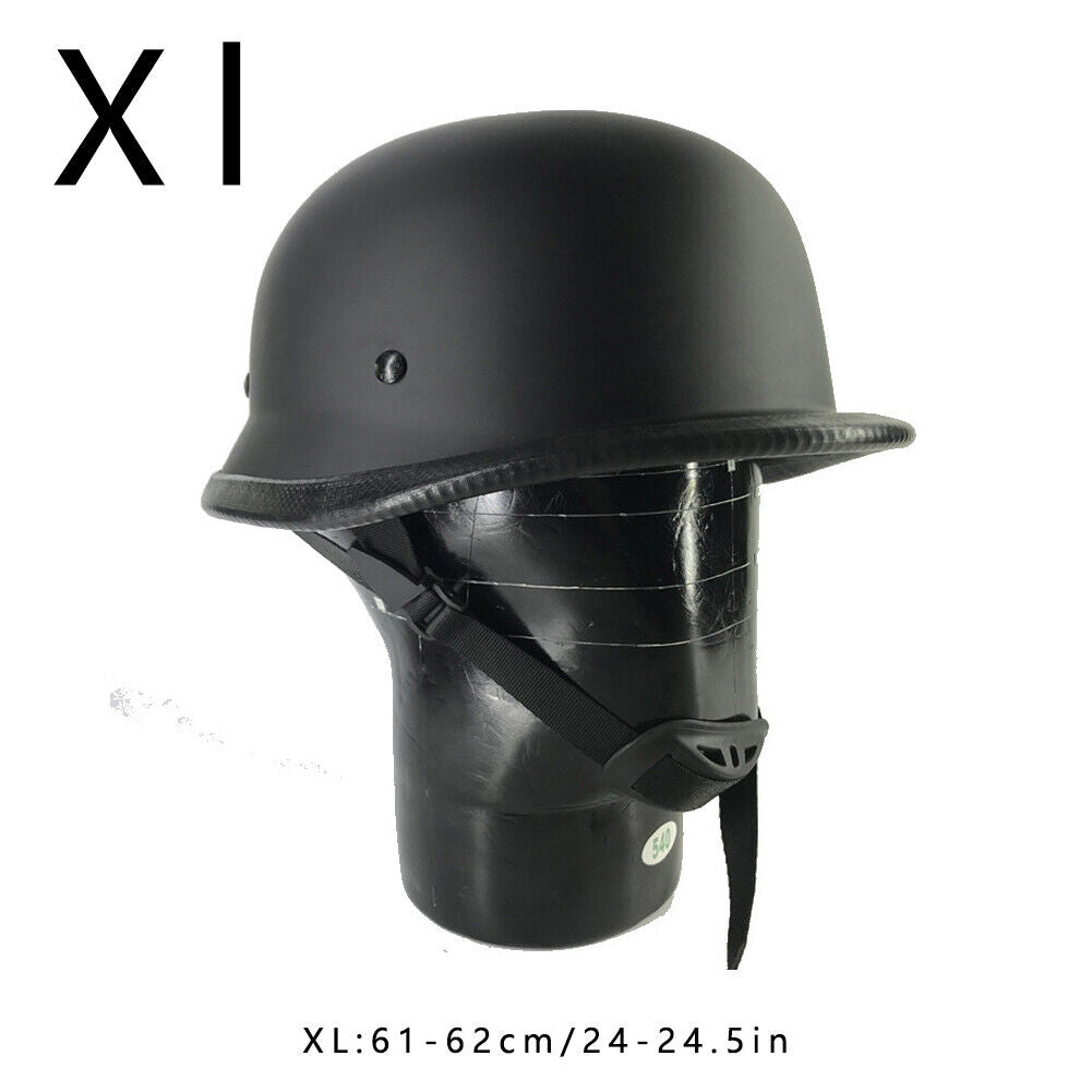 US German Style Novelty Shorty Helmet Motorcycle Half Helmet S/M/L Half Cap