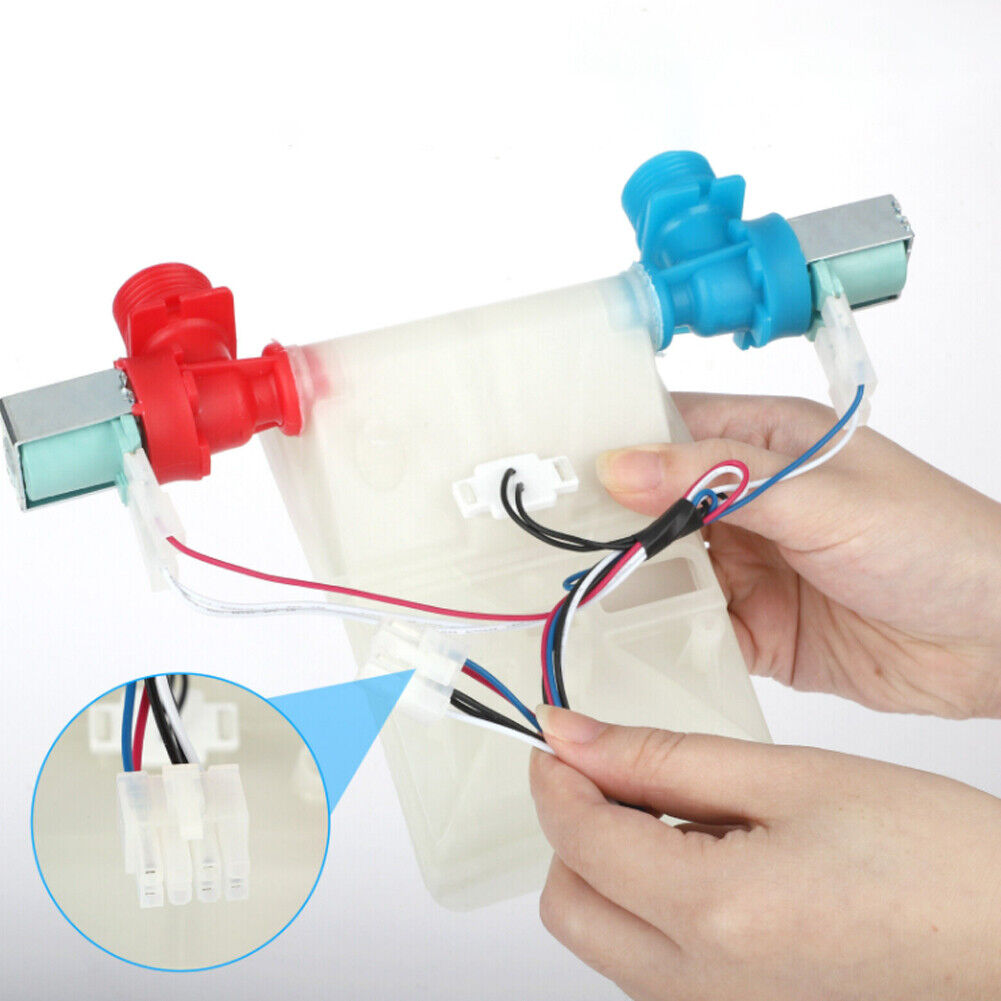 US 1-2 Pcs Washer Machine Inlet Valve Replacement Part High-quality Easy Install