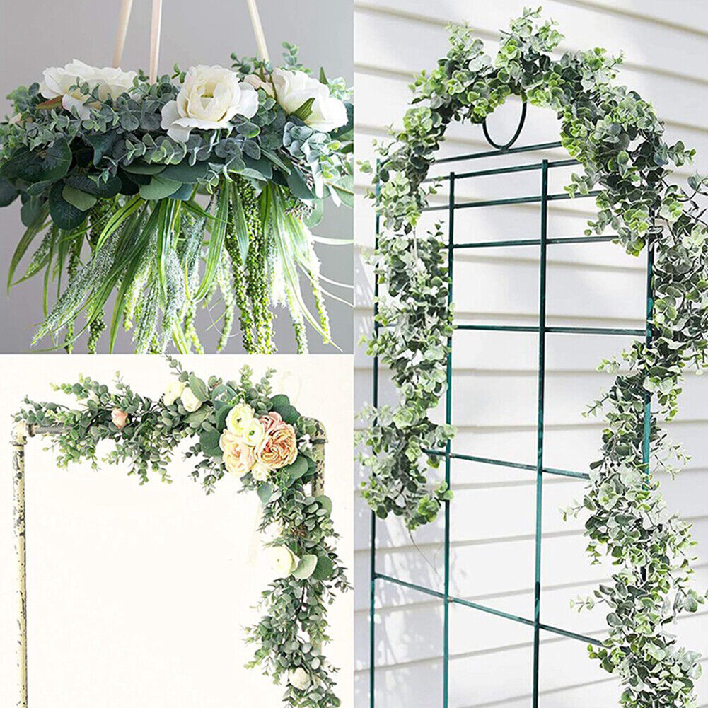 US 2-4 Pack 30 Feet Artificial Ivy Leaf Plants Faux Greenery Garland Plants Vine