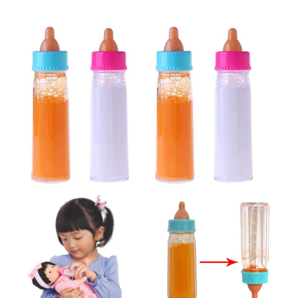 US 4-8 Pack Magic Baby Dolls Bottle Milk Great Doll Accessories Disappearing Toy