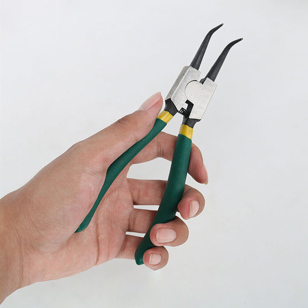 US 1-2 Sets of 4-Pc Heavy Duty Circlip Pliers Snap Ring External Internal Kit 7'