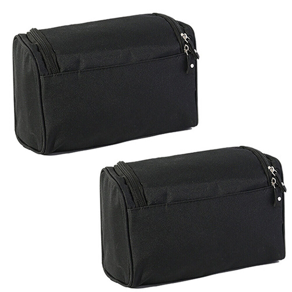 US 2-4 Pc Toiletry Bag Hanging Kit Wash Resistant Portable Makeup Organizer Case