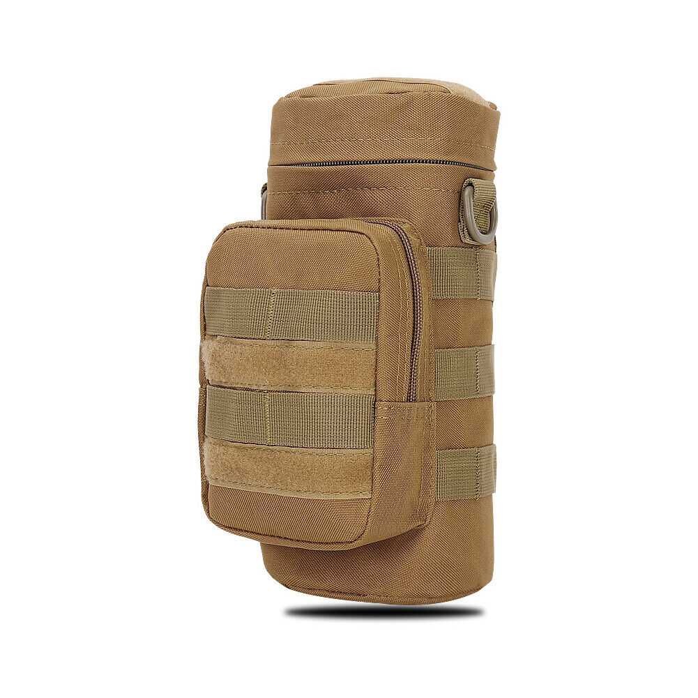 US 1-2 Pack Tactical MOLLE PALS Modular Hydration Carrier H2O Water Bottle Pouch