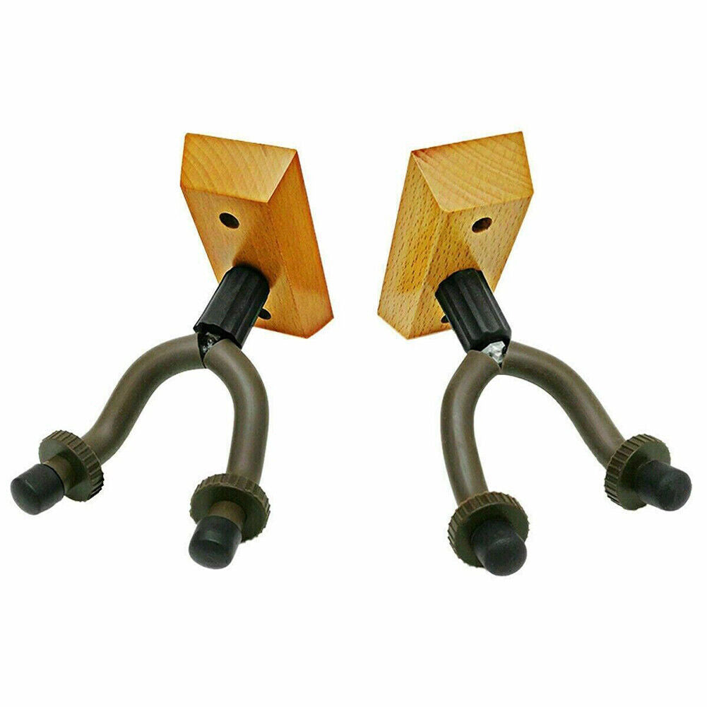 US 2-4 Pc Guitar Hanger Holder Stand Arm Rack Hook Wall Mount Instrument Display