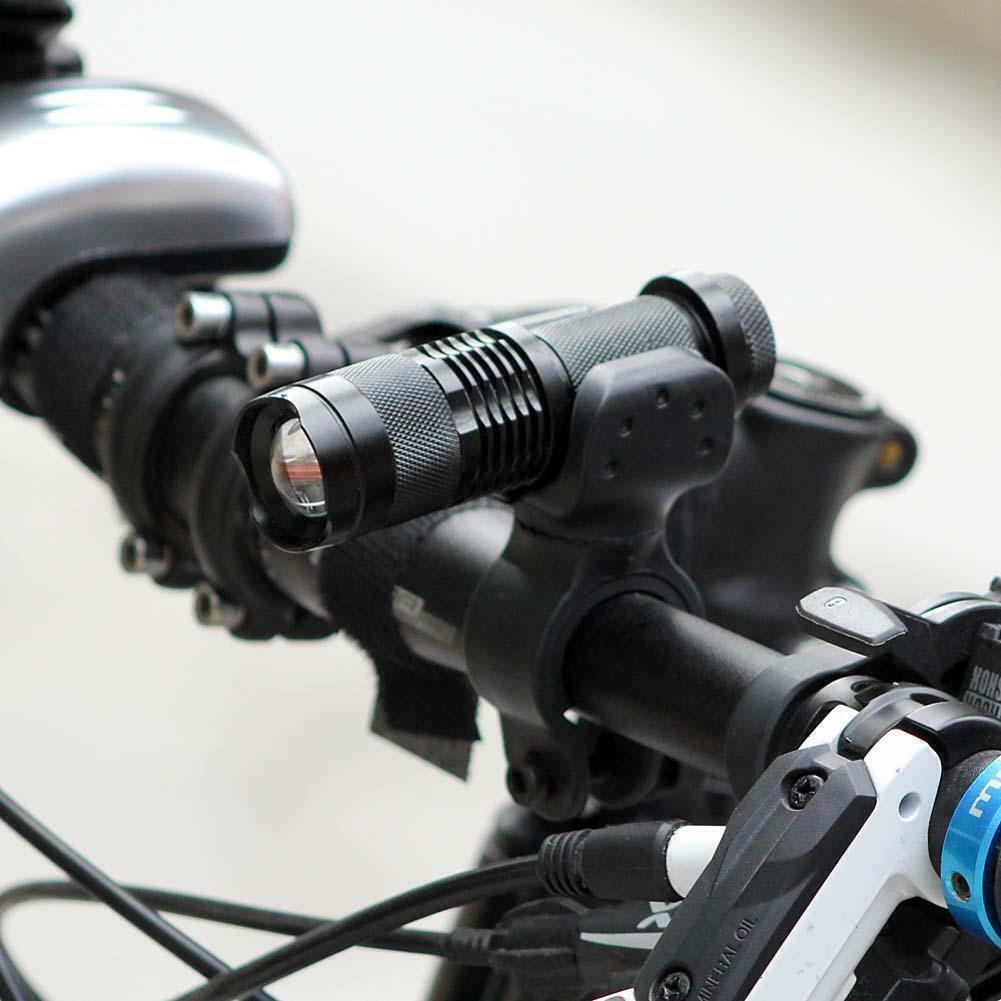 US 2-4 Pack Bicycle Head Light 10000lm LED Cycling Bike Flashlight w/ Mount Clip
