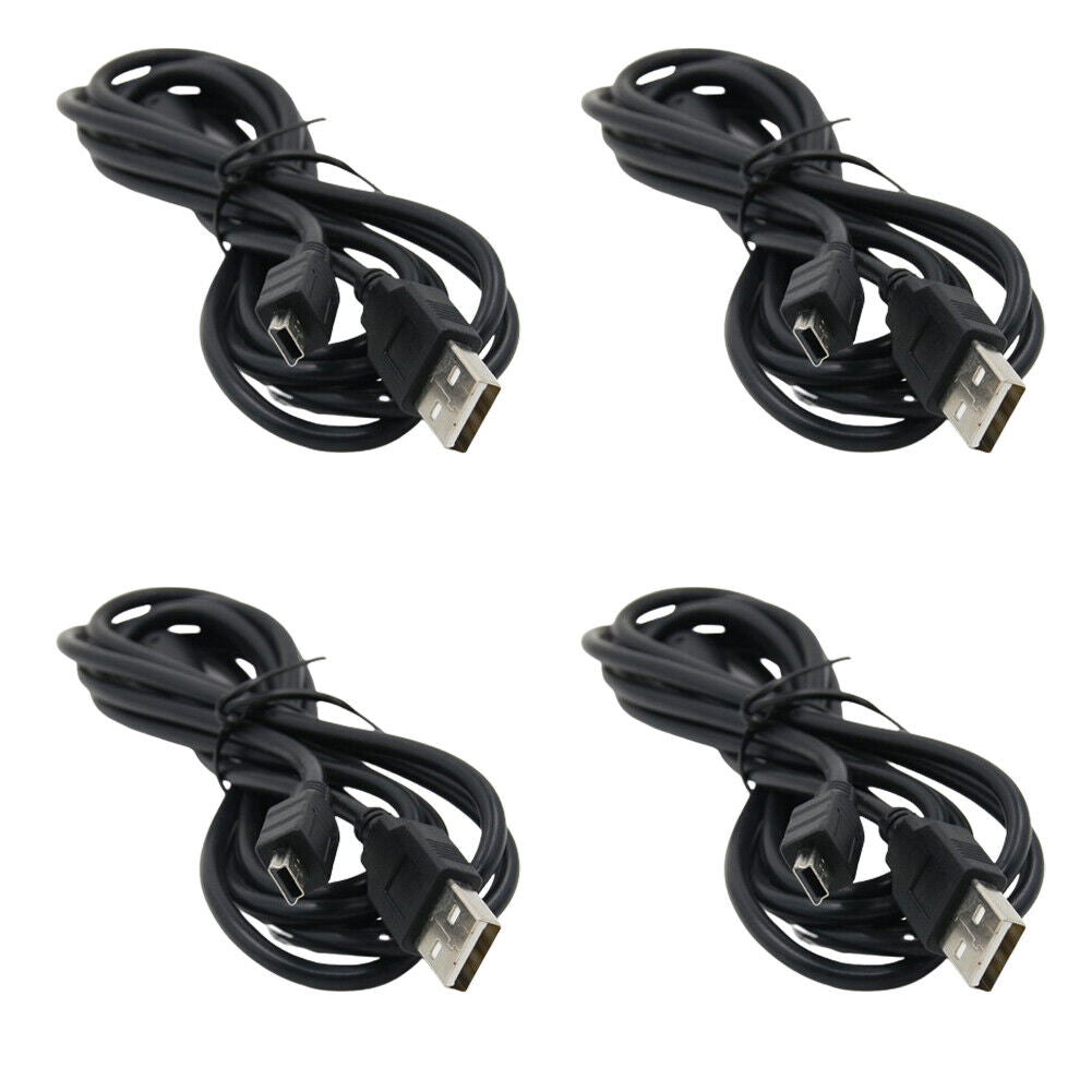 US 2-4Pc 10FT Wireless Controller USB Charging Cable for Sony PlayStation 3 PS3