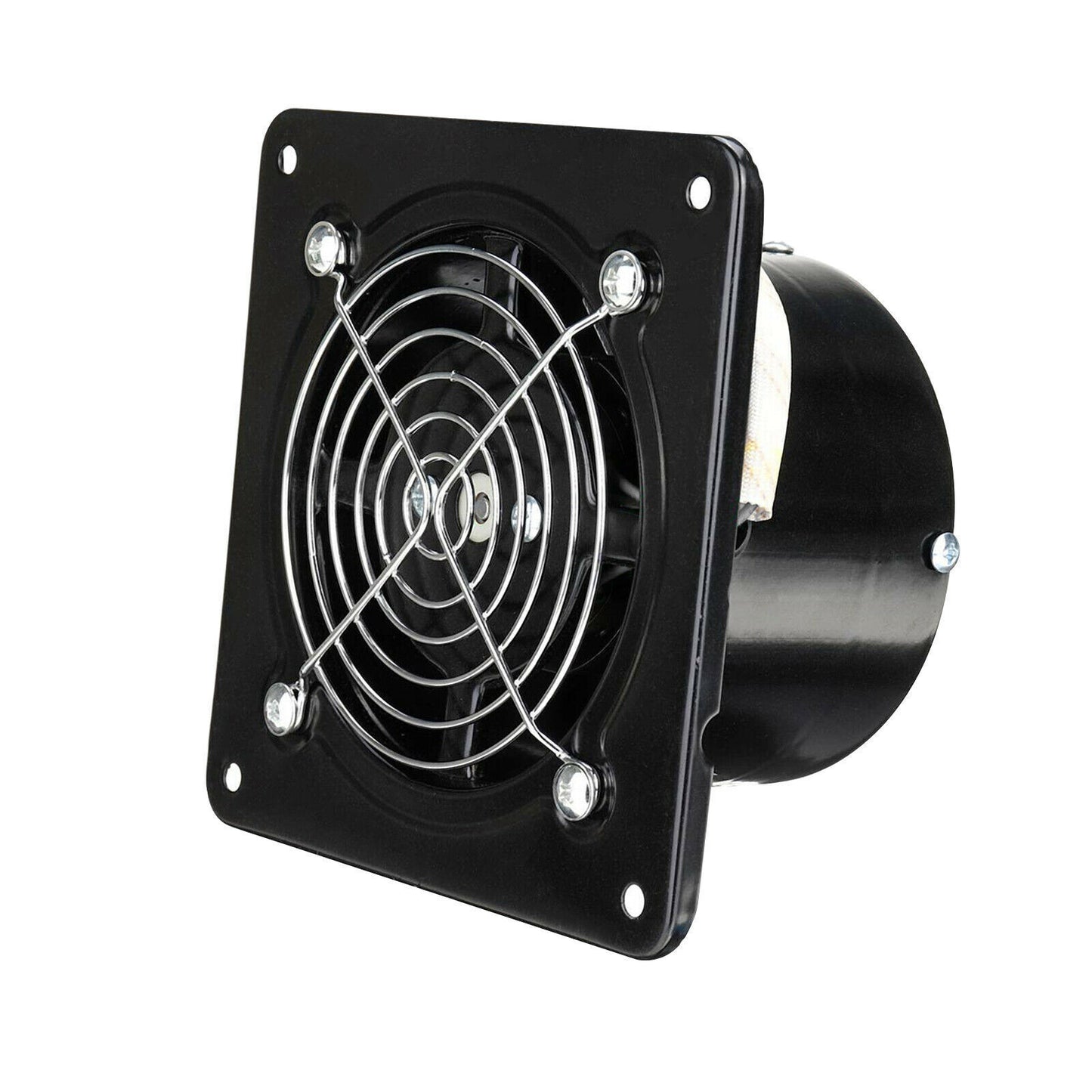 US 4~8'' Exhaust Fan Ventilation Extractor Fan Wall-Mounted Blower Anti-backflow