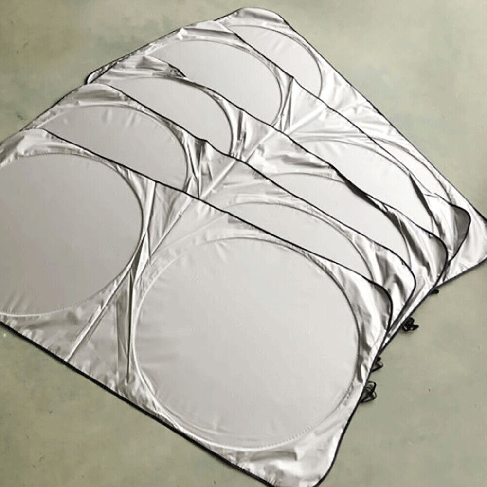 US Foldable Jumbo Extra Large Sun Shade Truck Van Car Windshield Block Cover