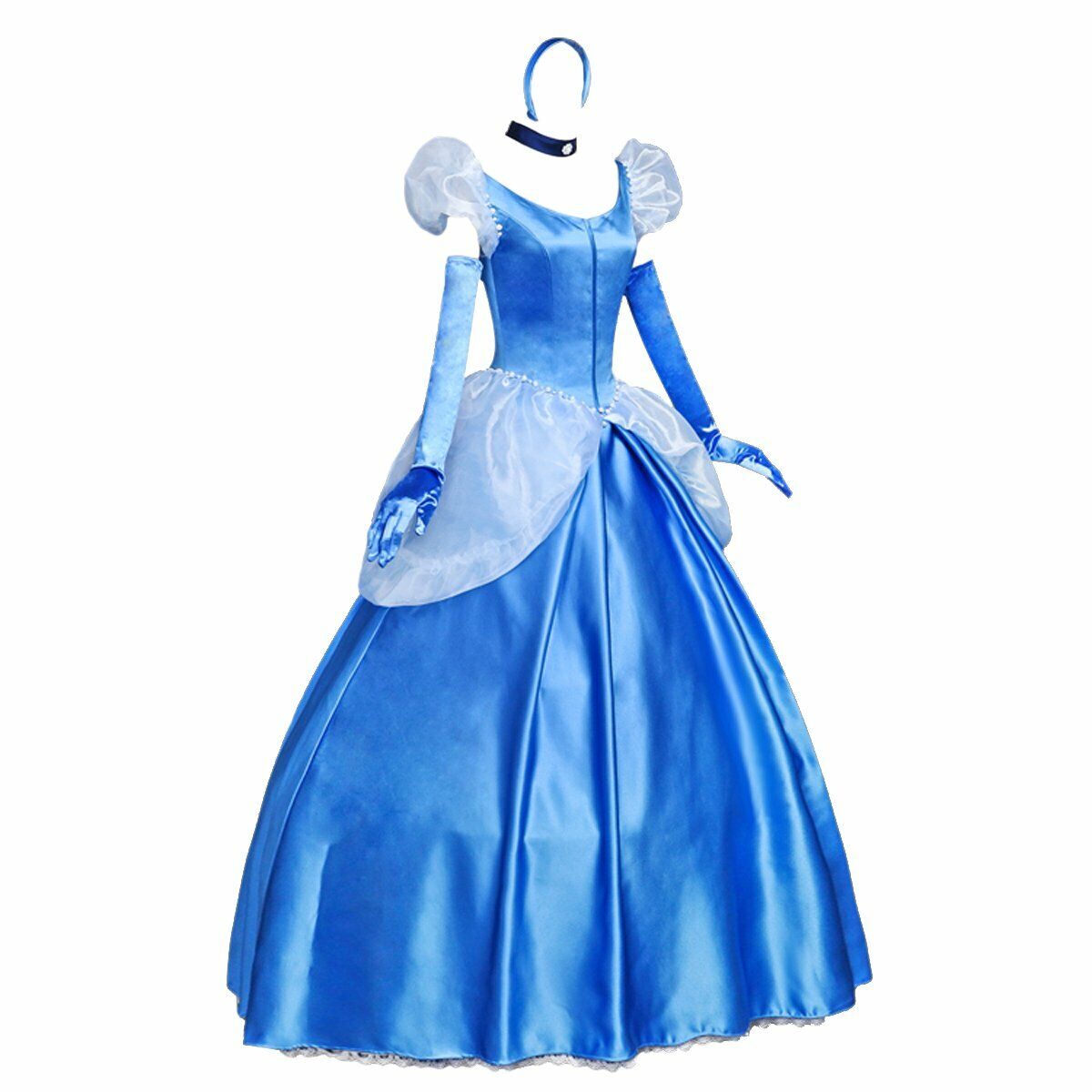 Angelaicos Womens Princess Dress Lolita Layered Party Costume Ball Gown