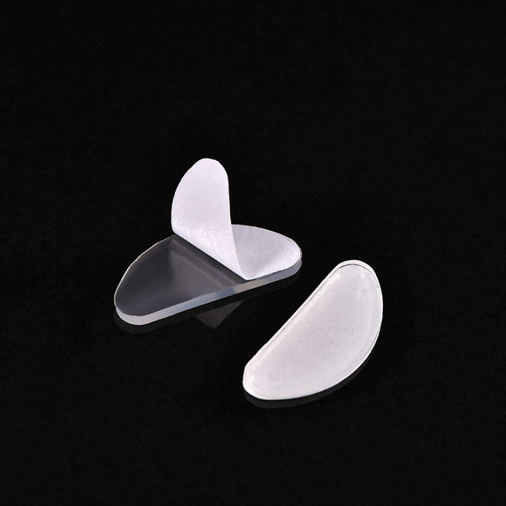 US 10-20 Pairs Eyeglasses Nose Pad Adhesive Anti-Slip Pad Soft Silicone Cushion
