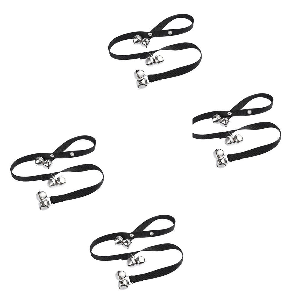 US 2-4 Pack Pet Dog Puppy Potty Training Door Bells Rope Housebreaking Anti Lost
