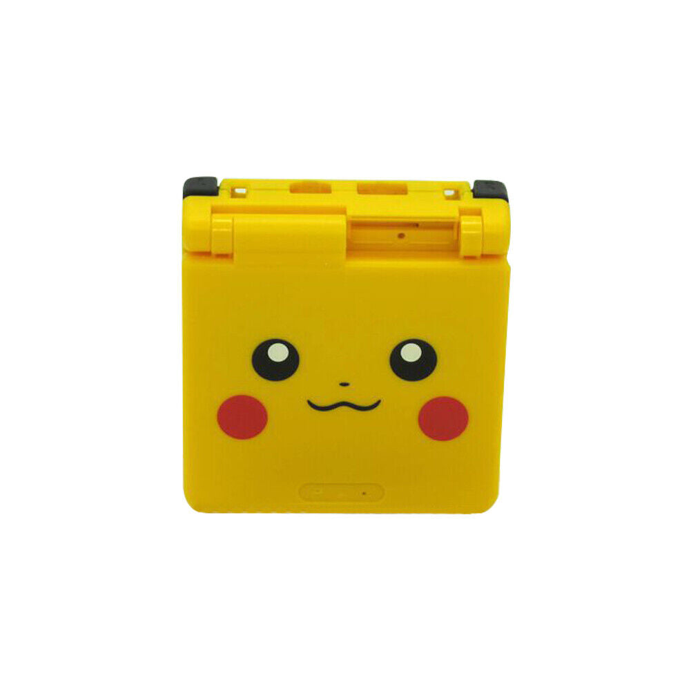US 1-2 Pcs Pikachu Yellow GBA SP Advance SP Replacement Housing Shell Screen Len