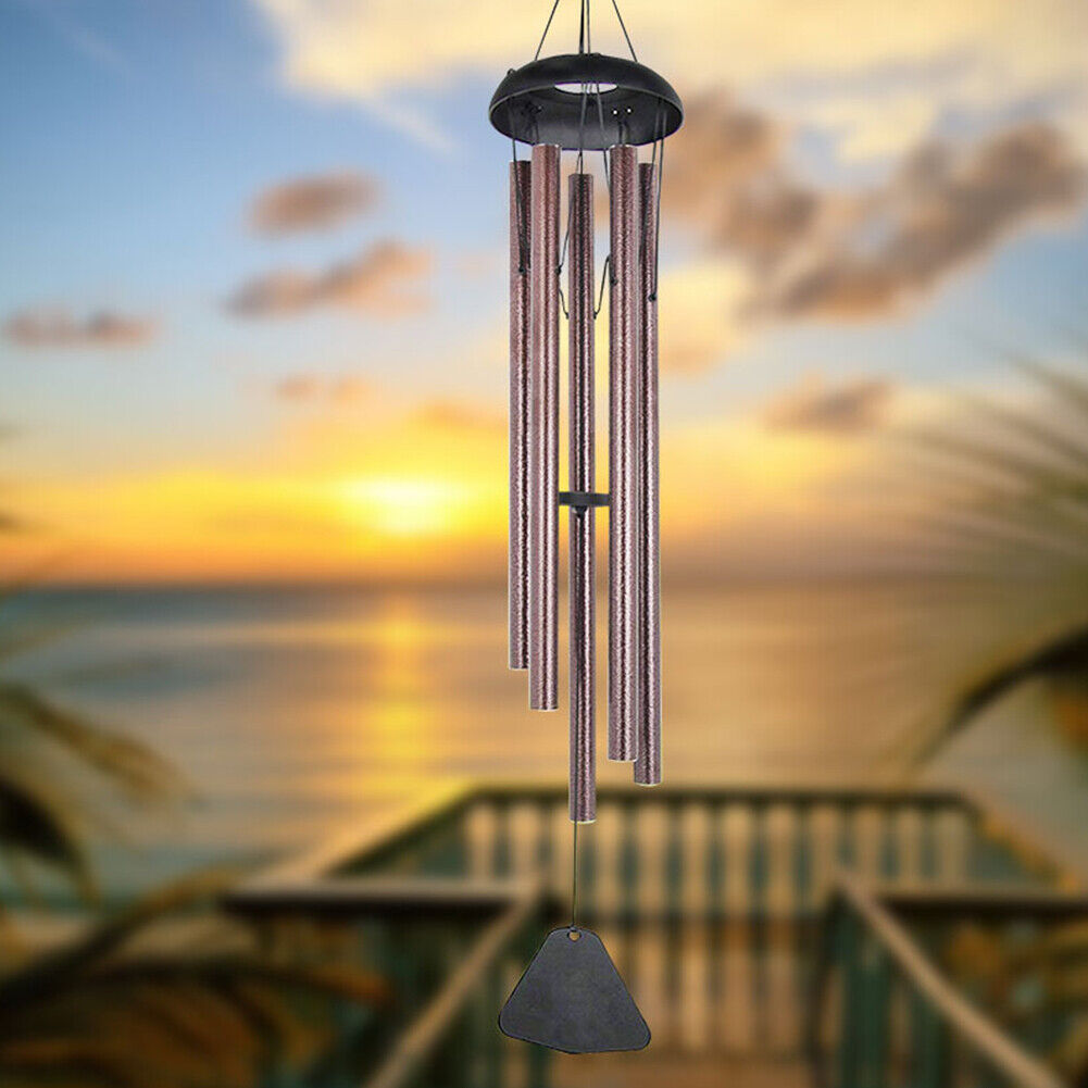 US 36 inch Wind Chimes Outdoor Deep Tone Windchime Adjustable Tuned Garden Decor