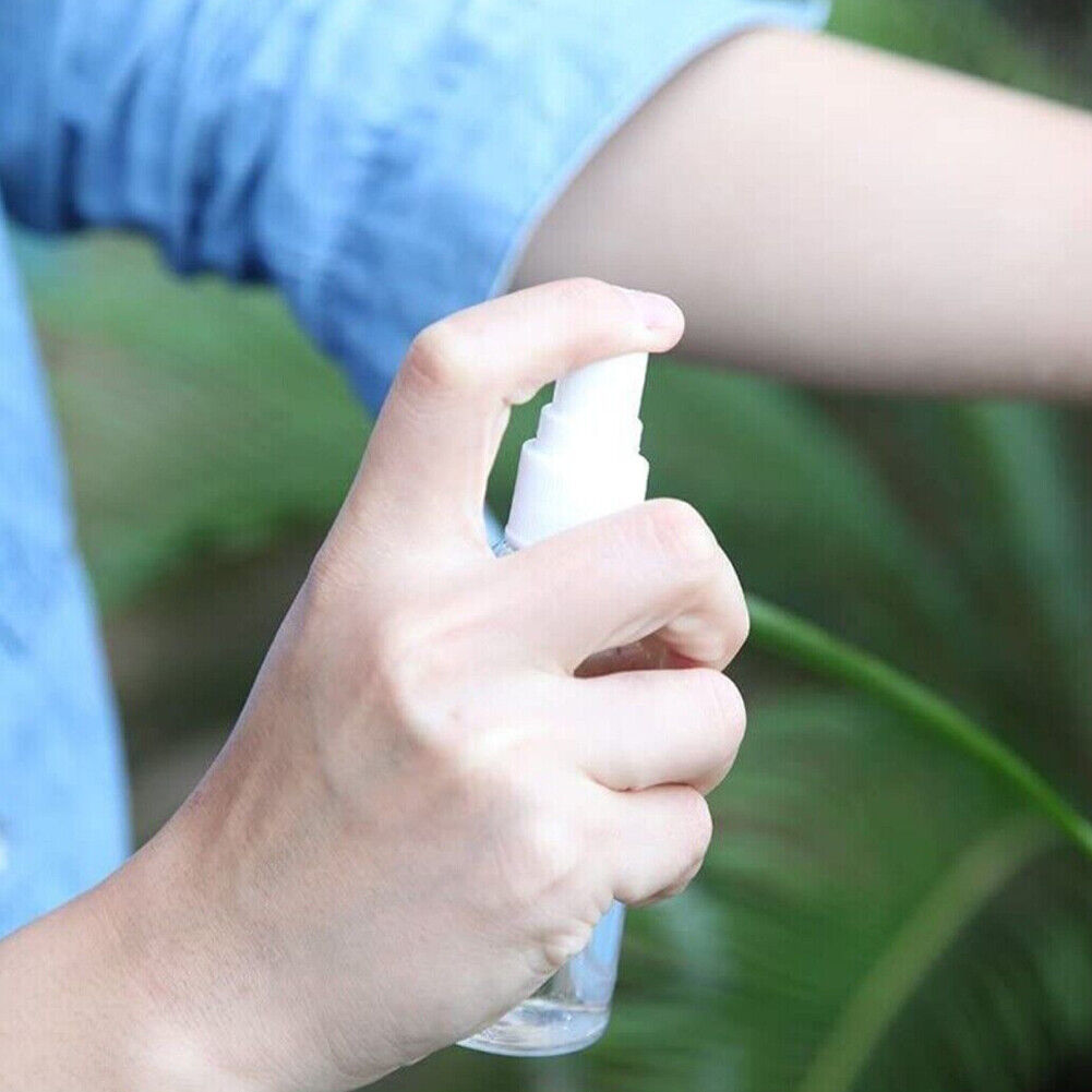 US 20-40 Pack 2.7oz Clear Empty Perfume Fine Mist Sprayer Pump Bottle Container