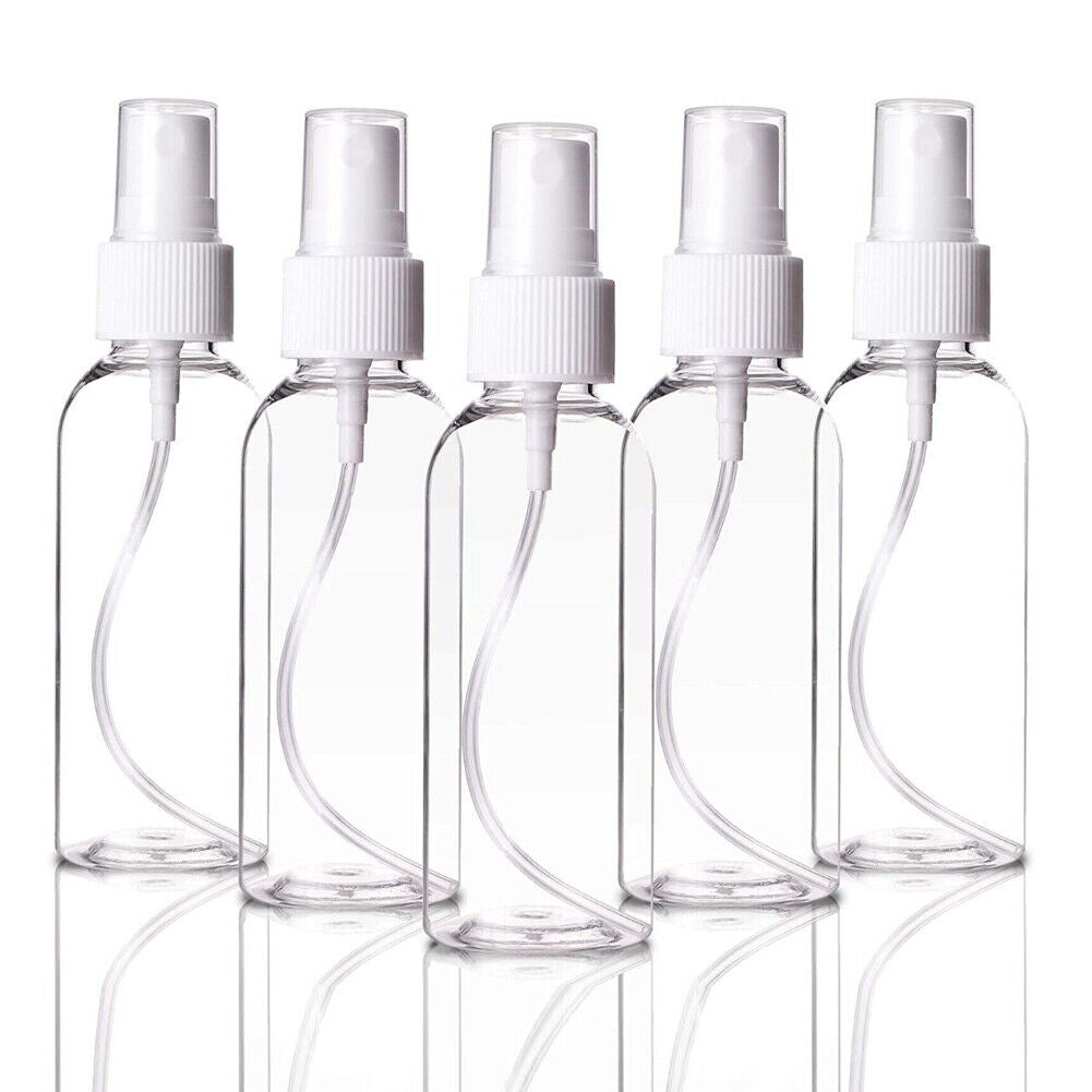 US 20-40 Pack 2.7oz Clear Empty Perfume Fine Mist Sprayer Pump Bottle Container