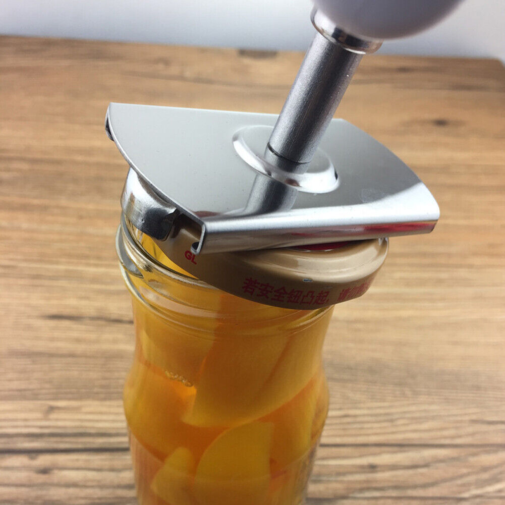 US 1-2 Pc Adjustable Jar Bottle Opener Multifunctional Stainless Steel Grip Tool