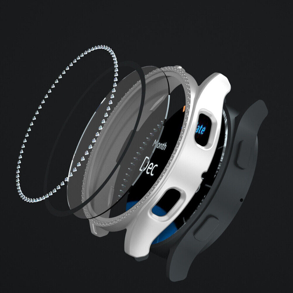 US 1-2 Pcs For Samsung Galaxy Watch 5 4 40mm 44mm Glass Screen Protector Diamond