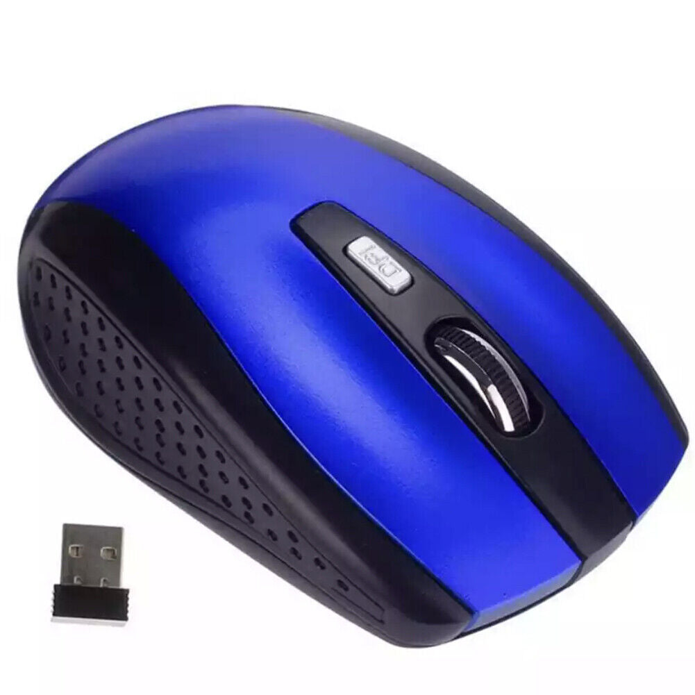 US 2-4 Pack 2.4GHz Wireless Optical Mouse with USB Nano Receiver for Laptop PC