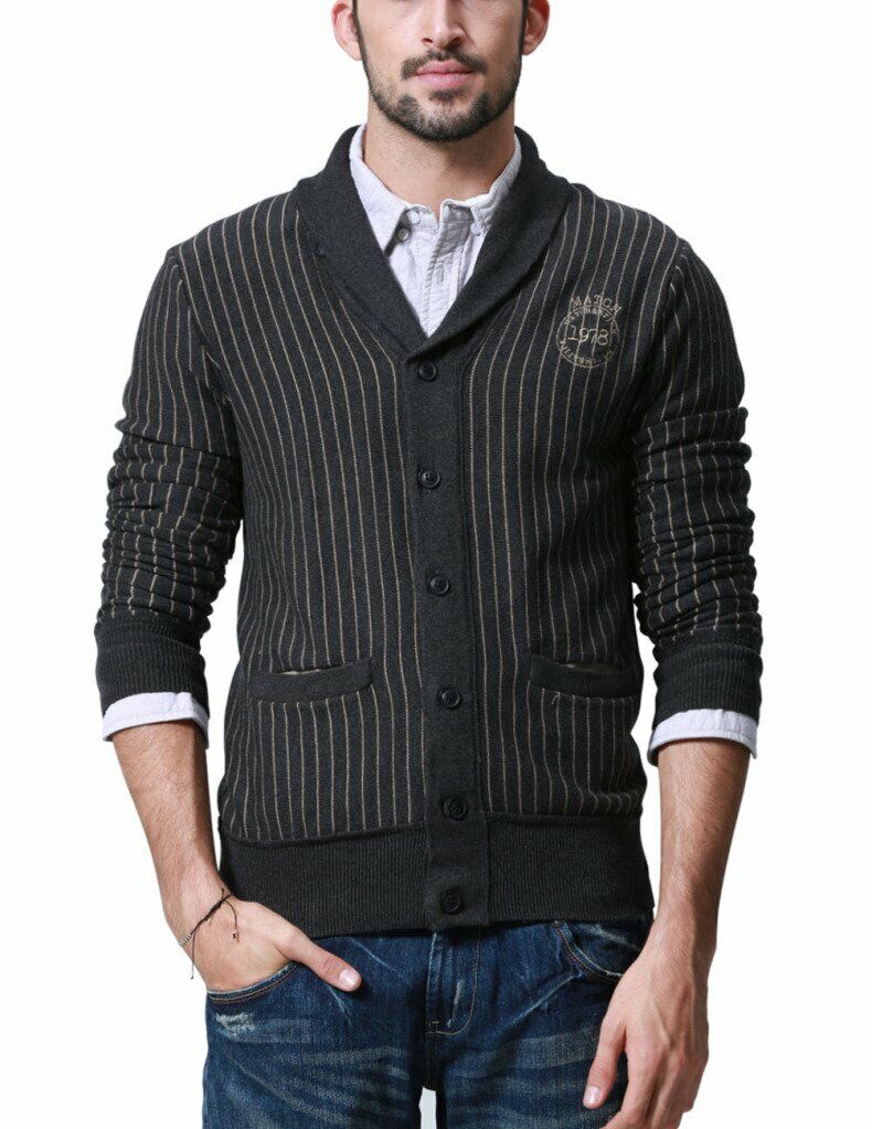 Match Men's Fashion Casual Cardigan Sweater