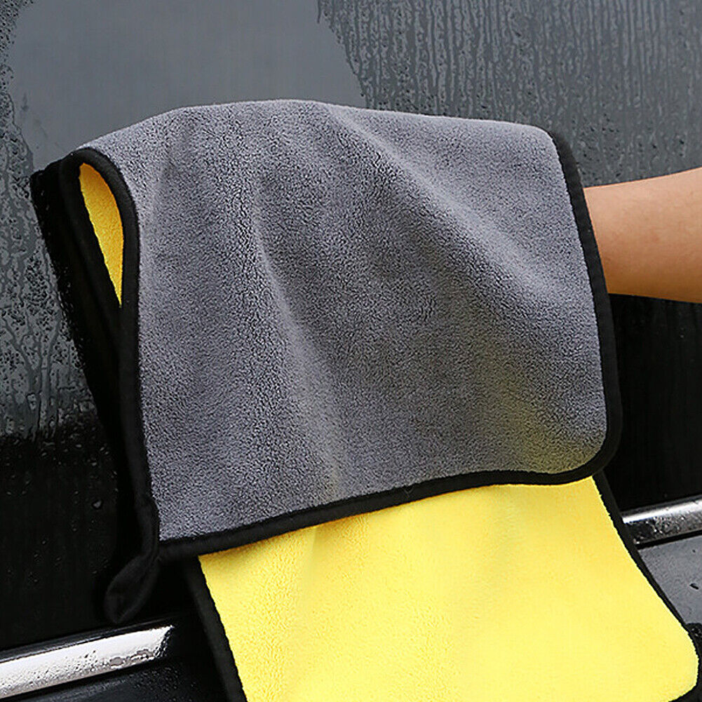 US 10~20 Pack Microfiber Multipurpose Cleaning Cloth Car Polishing Towel 500GSM